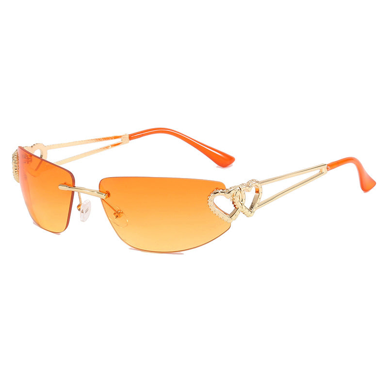 Damen Cat-Eye Sonnenbrille mit einzigartigem Herz-Design und schützendem UV-Filter Brehn