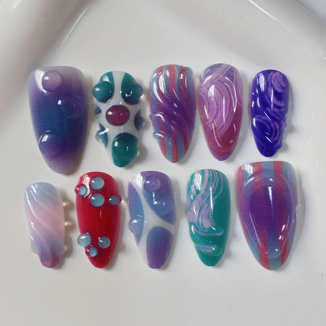 Künstlerisches 3D-Nageldesign Brehn