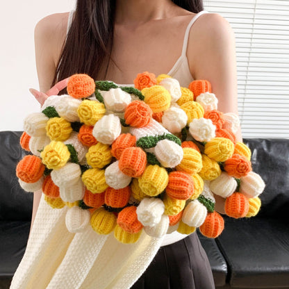 Kuscheliger Blumen-Strickschal Brehn