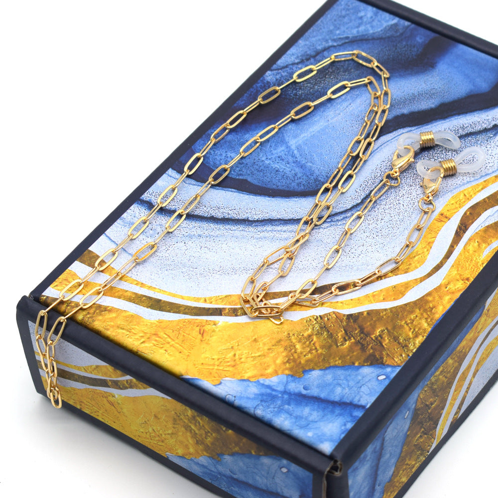 Stylische Link Brille Kette Brehn