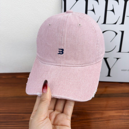 Unisex Distressed Cotton Baseball Cap Brehn 1784083761