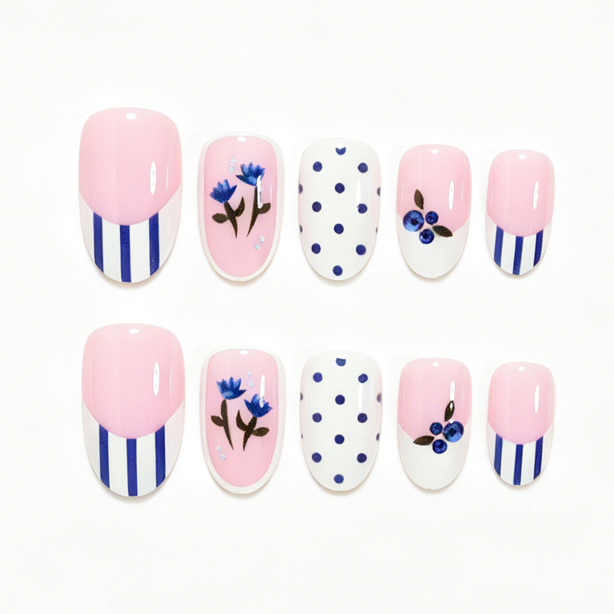 Künstlerische Design-Nagelüberzüge Brehn