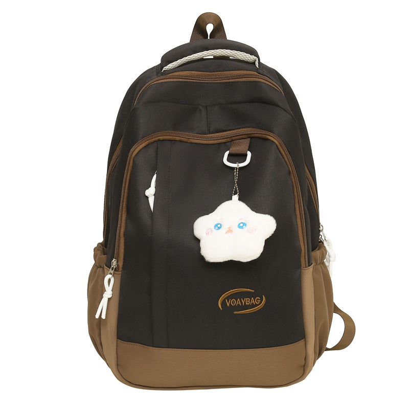 Trendy Mehrfachtaschen Schulrucksack Brehn