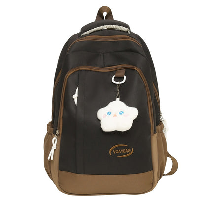 Trendy Mehrfachtaschen Schulrucksack Brehn
