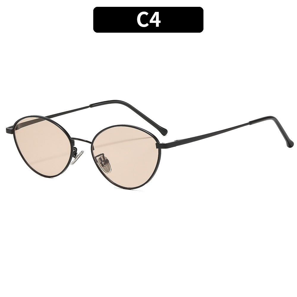 Elegante runde Sonnenbrille