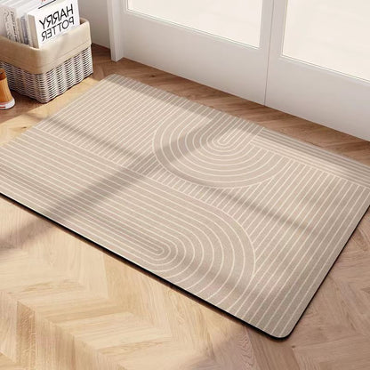 Moderner geometrischer Musterbereichsteppich