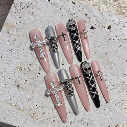 Gothic-Themen Dekorative Nagelkunst Set