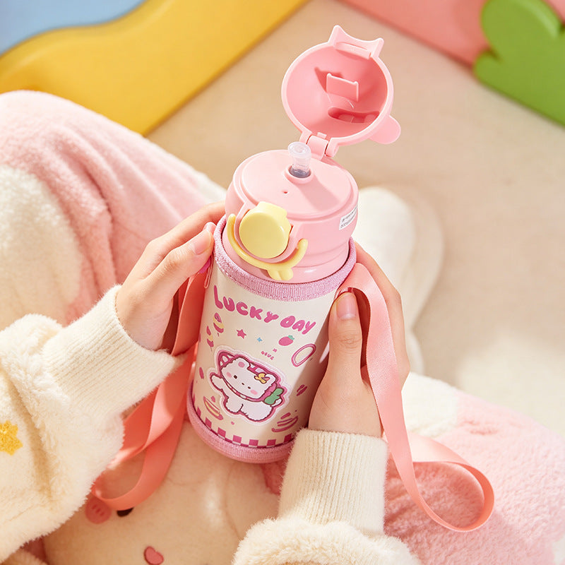 Kinder Trinkflasche mit Süßem Motiv Brehn