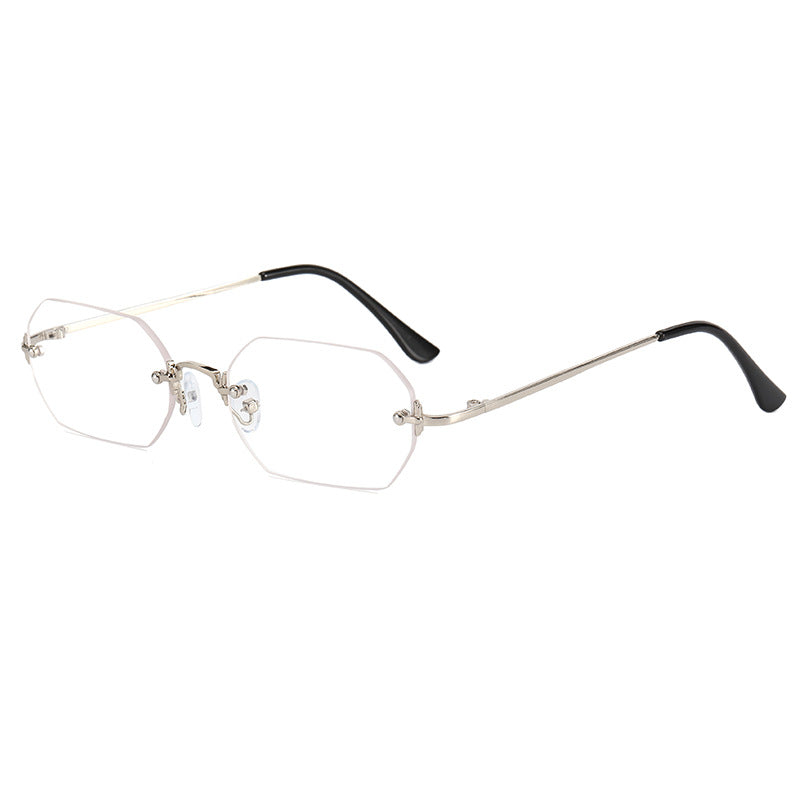 Damen modische achtkantige Sonnenbrille mit elegantem Metallrahmen Brehn