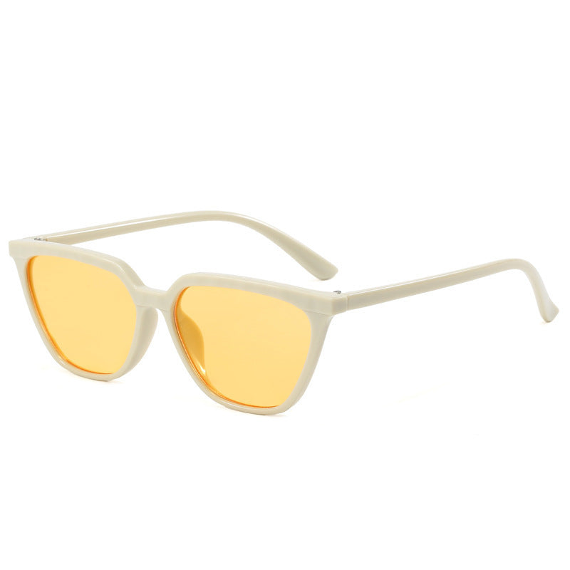 Damen modische Sonnenbrille mit geometrischem Rahmen Brehn