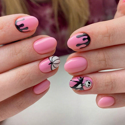 Kunstnagelset mit einzigartigen Halloween-Designs Brehn