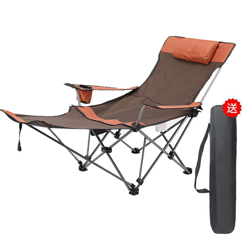Damen verstellbarer Campingliegestuhl Brehn