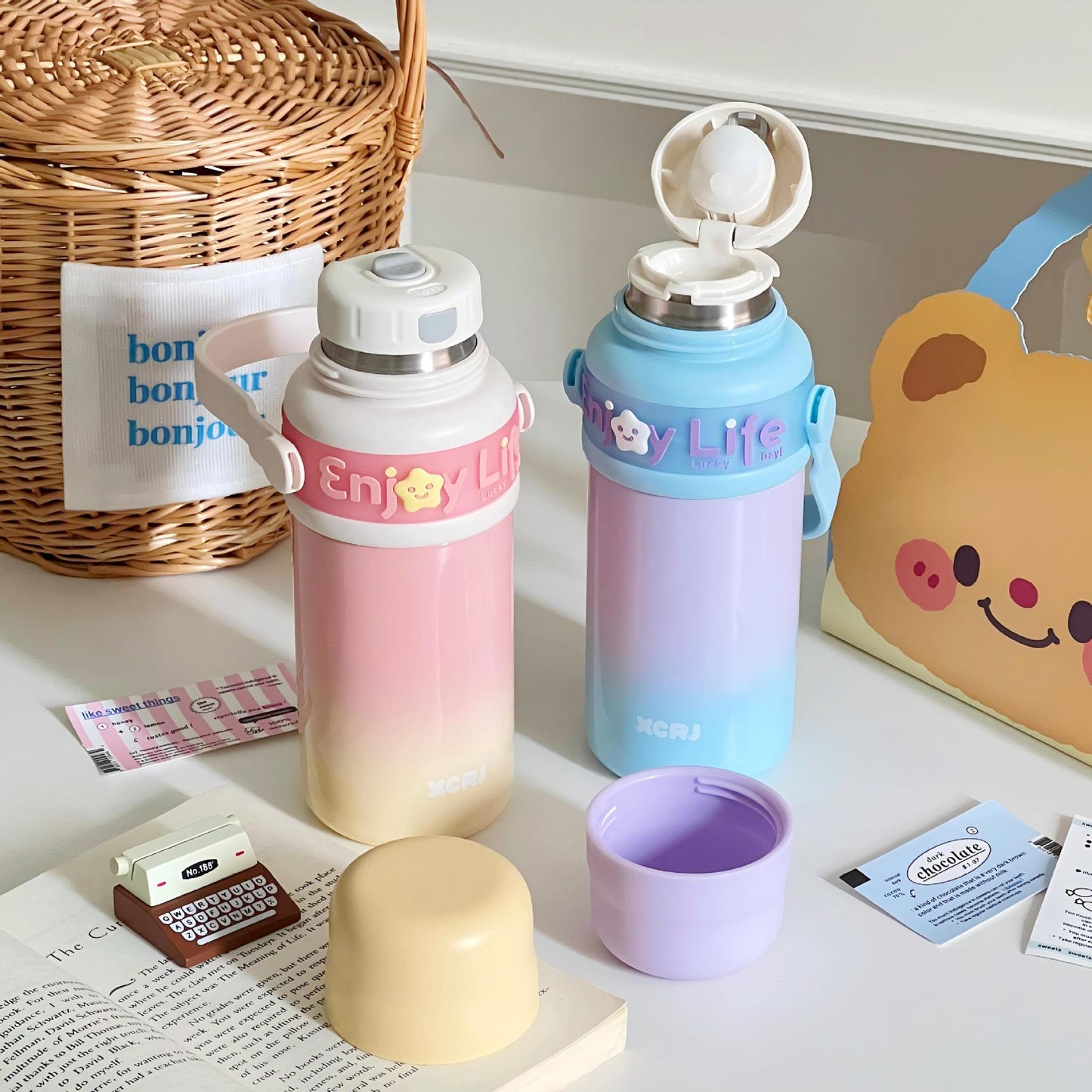 Damen Kunststoff-Isolierflasche mit ergonomischem Griff Brehn