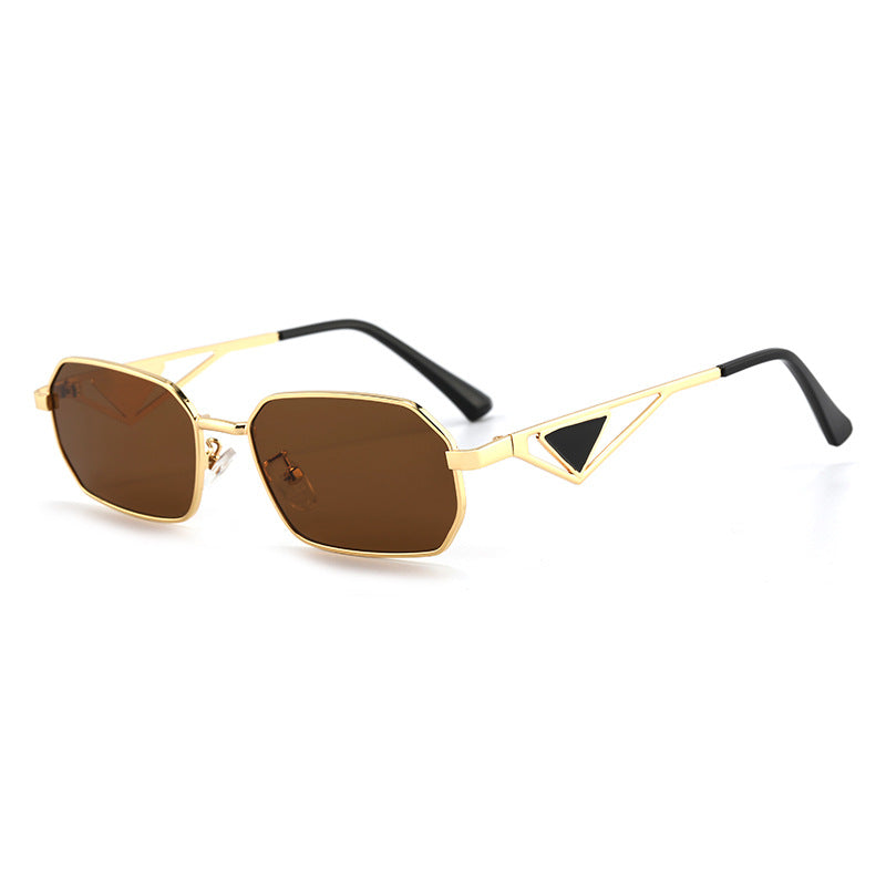 Herren Geometrischer Rahmen Sonnenbrille Brehn