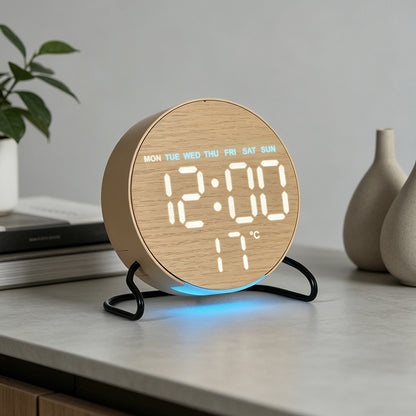 Digitaler Multifunktionswecker mit LED-Anzeige Brehn