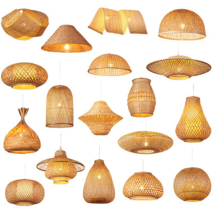 Woven Bamboo Deckenlampe