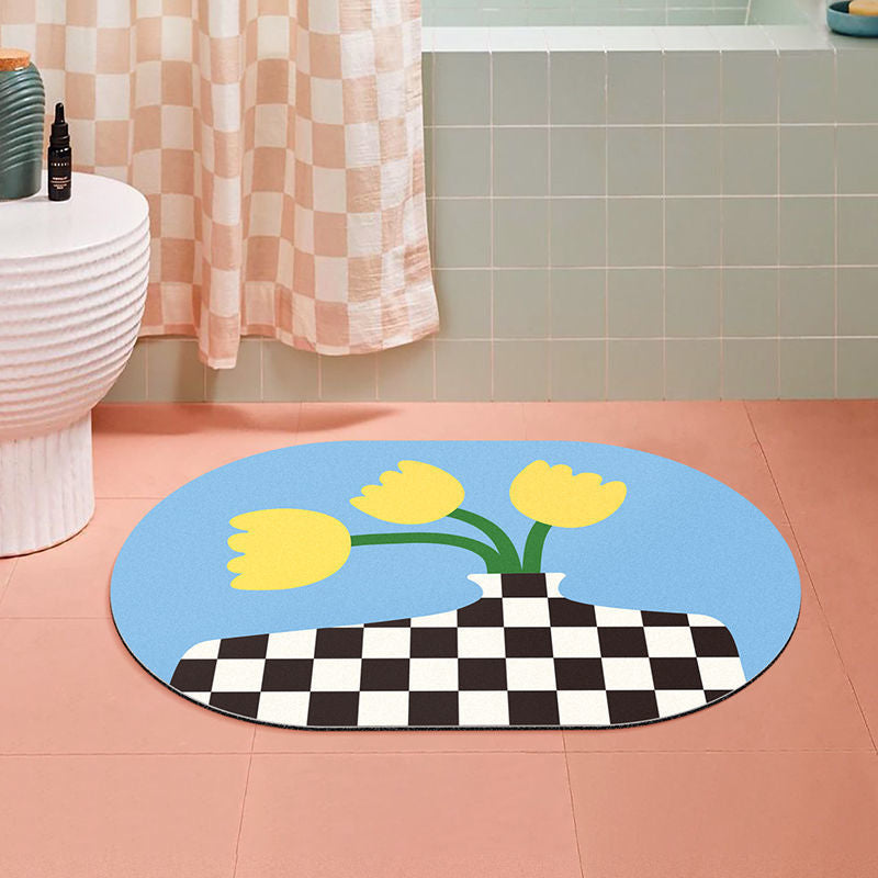 Florale dekorative Teppichmatte für die Wohnkultur