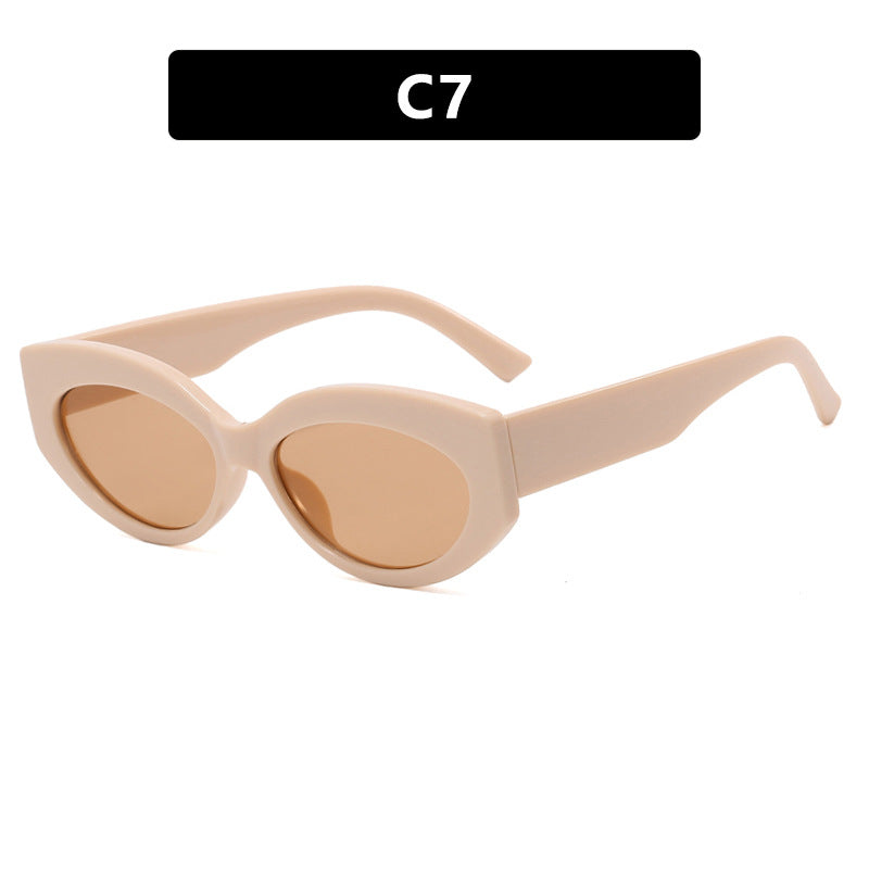 Damen Cat-Eye Sonnenbrille im stilvollen Kunststoffdesign Brehn