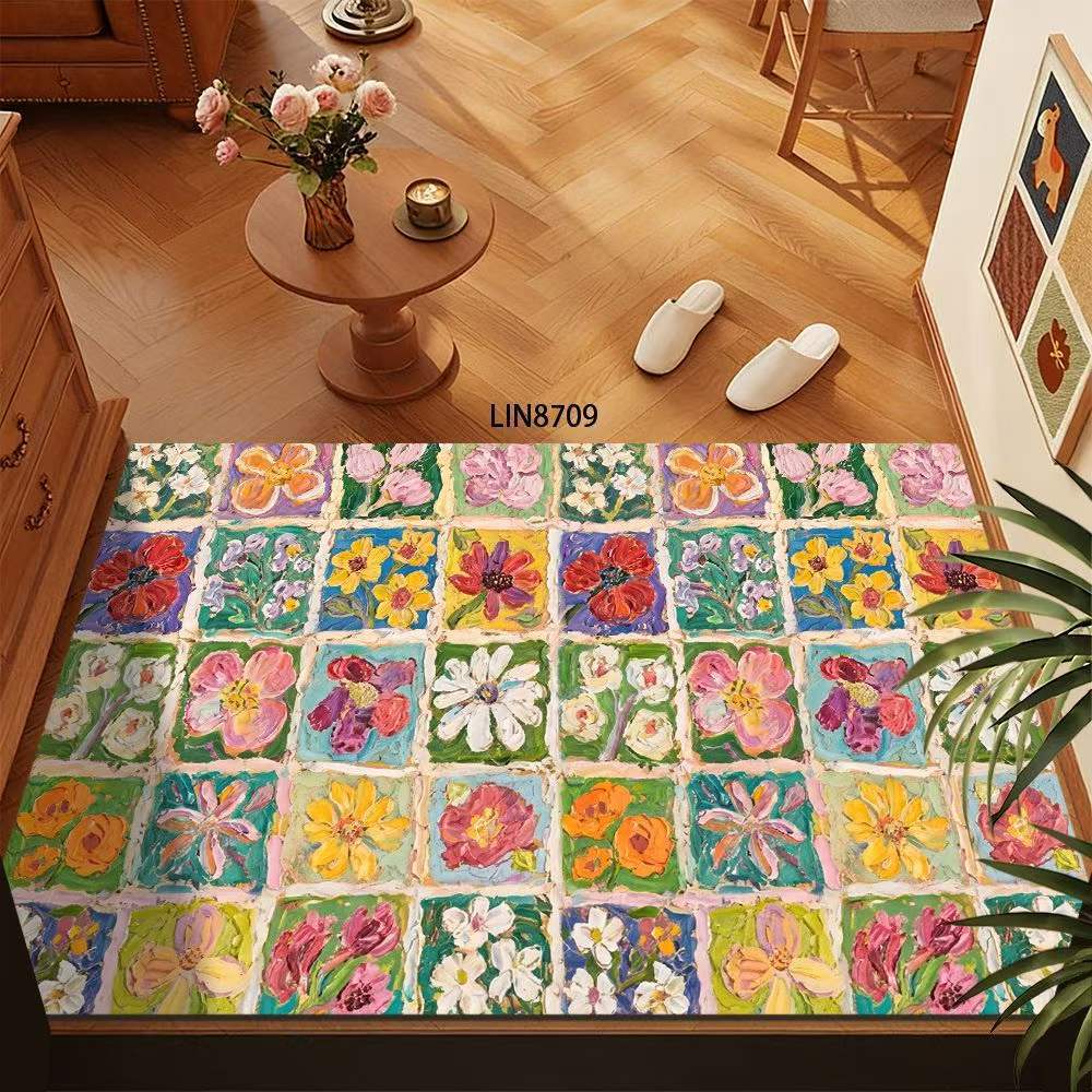 Blumenmuster Dekorative Fußmatte Brehn