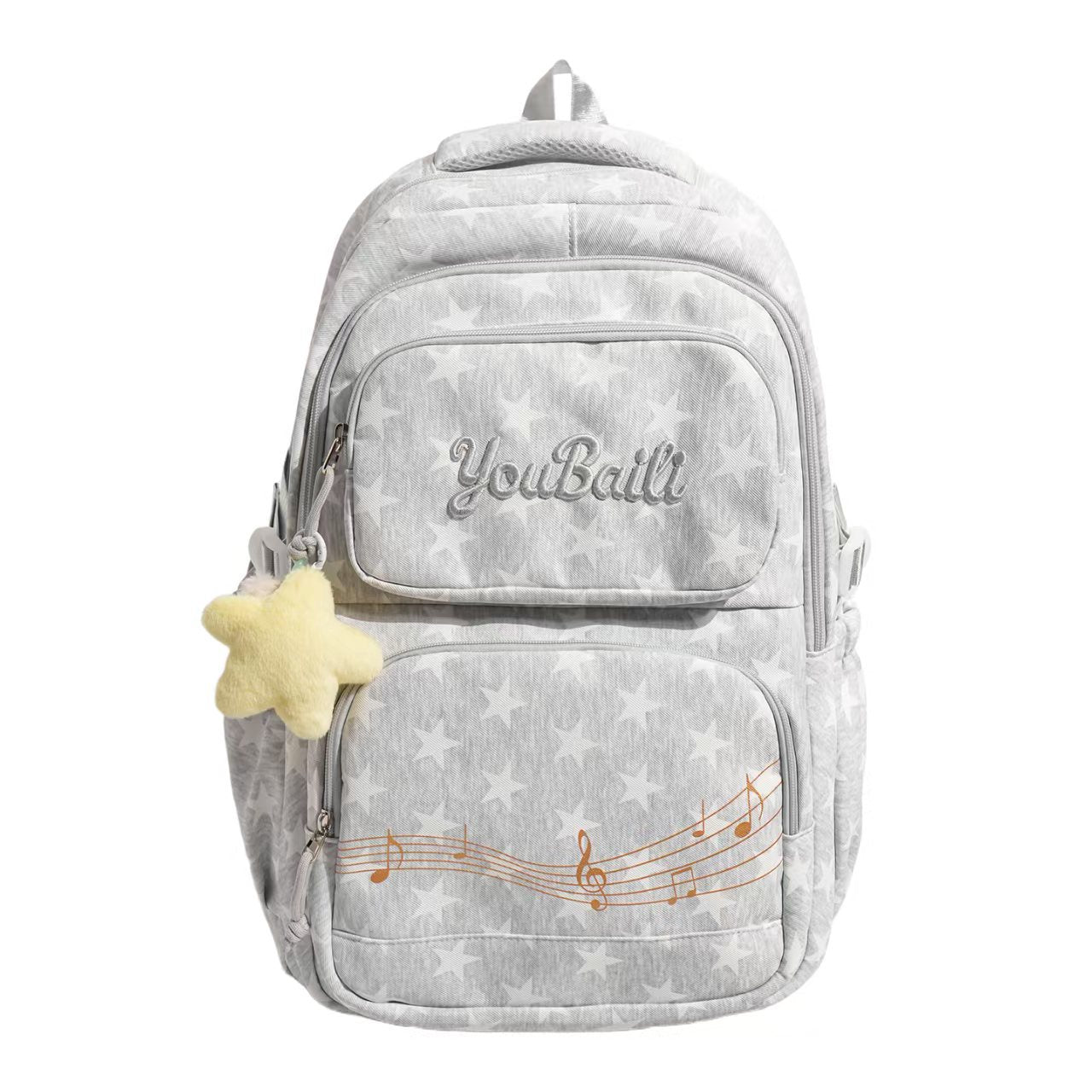 Multifunktionaler, mit Sternen verzierter Rucksack Brehn