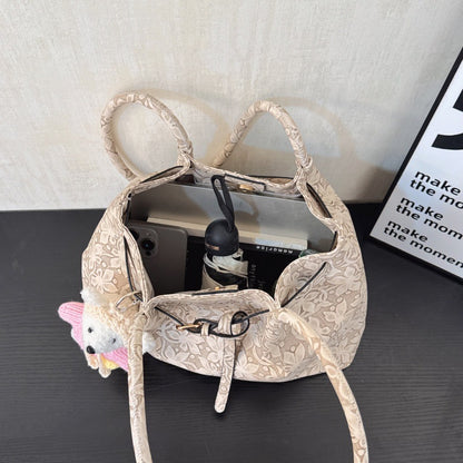 Elegante Handtasche mit floralem Muster