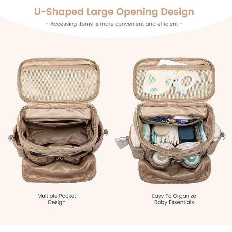 Quilt-Rucksack mit Zusätzlichem Organizer Brehn