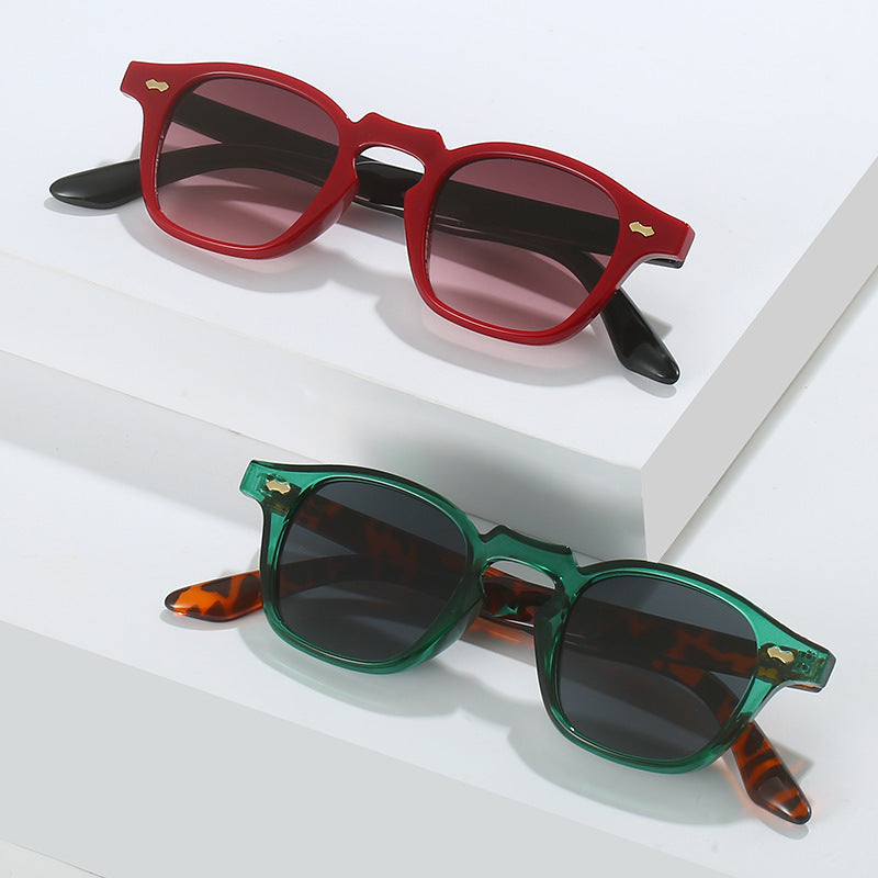 Vintage-inspirierte elegante quadratische Sonnenbrille Brehn