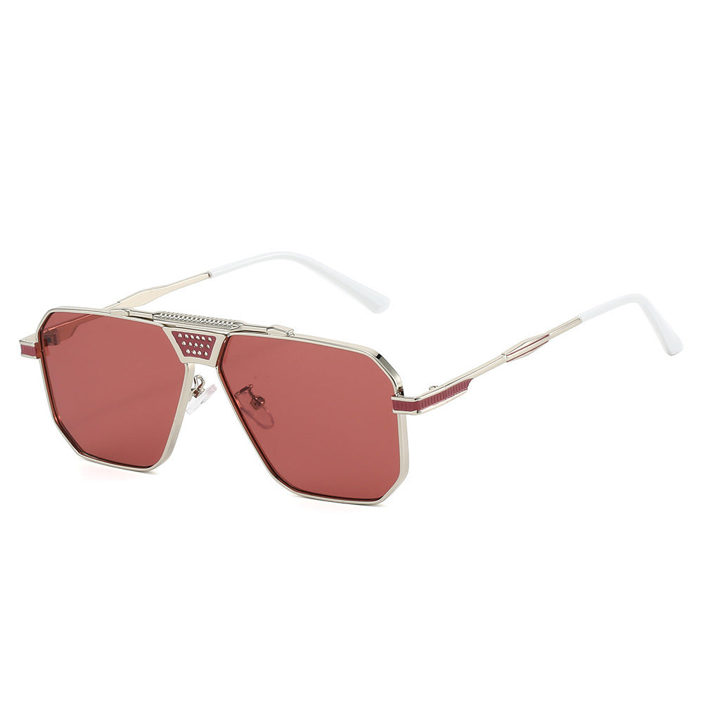 Damen Sonnenbrille im luxuriösen, geometrischen Design Brehn