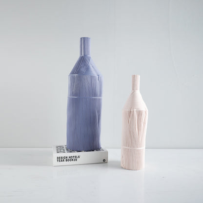 Dekoratived Streifen Keramik Vase