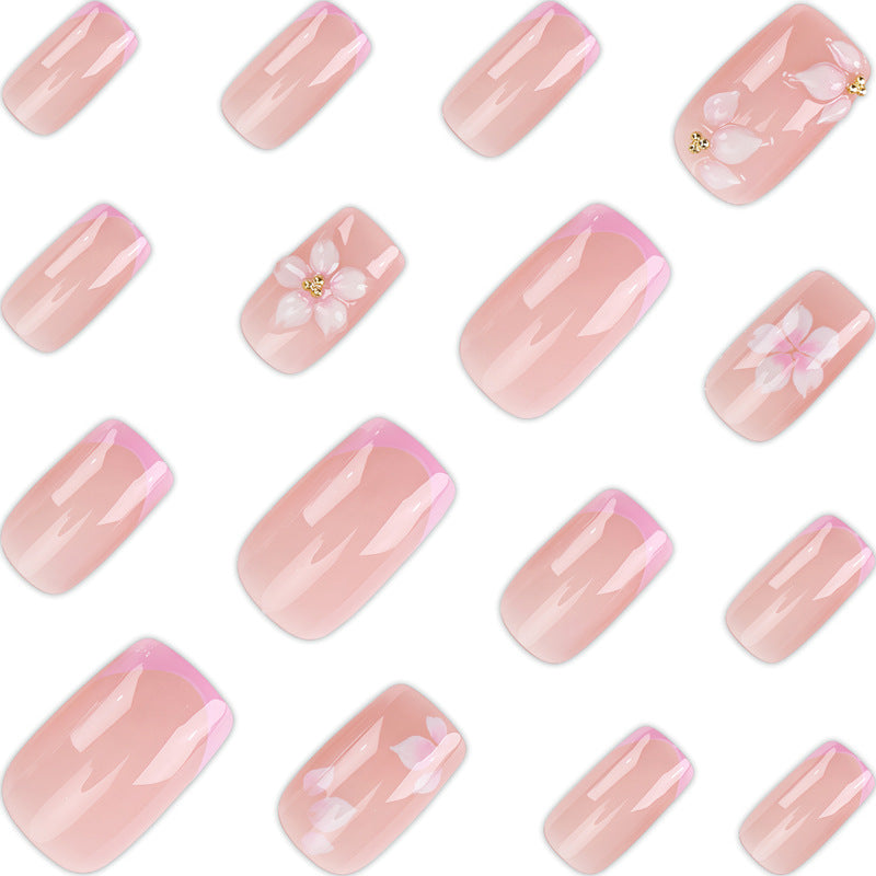 3D Floral Nail Art Design Brehn