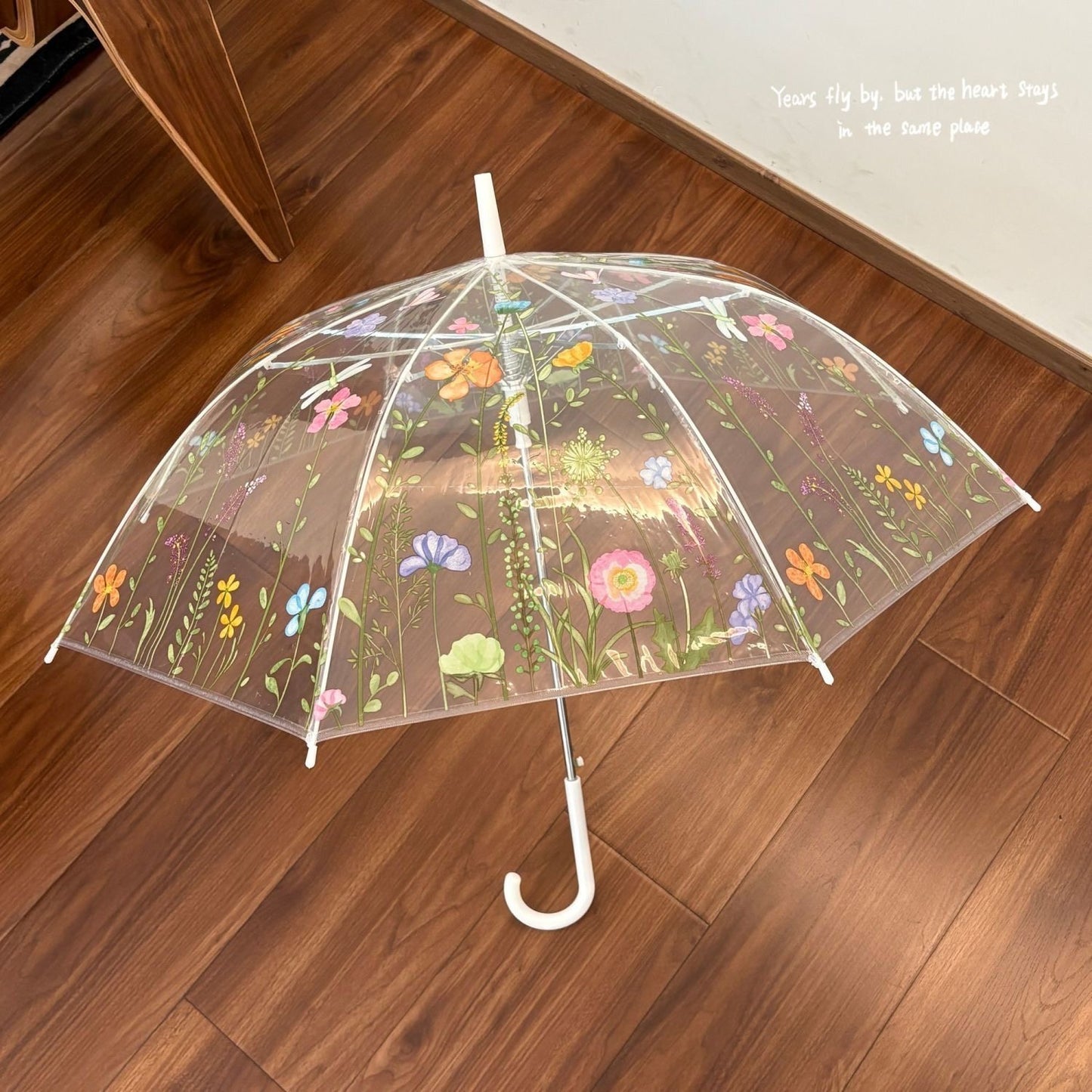 Damen Floral Motiv Regenschirm Brehn