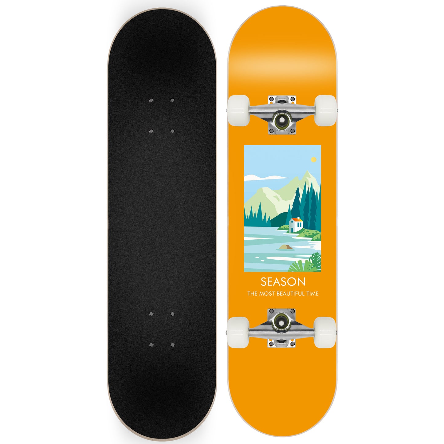 Skateboard mit Galaxy-Design Brehn