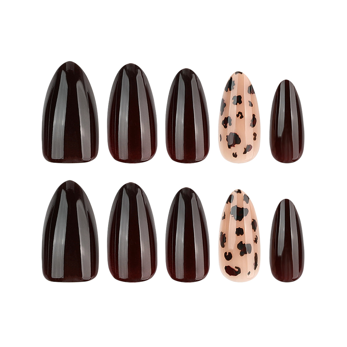Kunstvolle Nagelverlängerungen mit elegantem Tierdesign Brehn