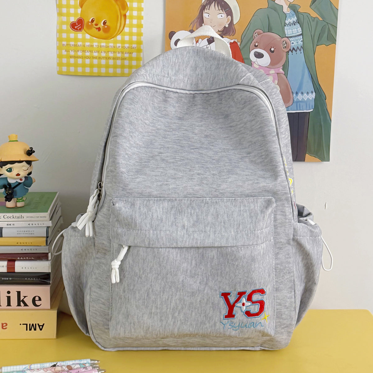 Stylischer Texturierter Laptop-Rucksack Brehn