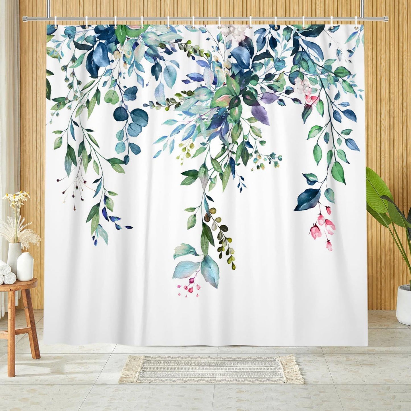 Florales Druck Duschvorhang Brehn