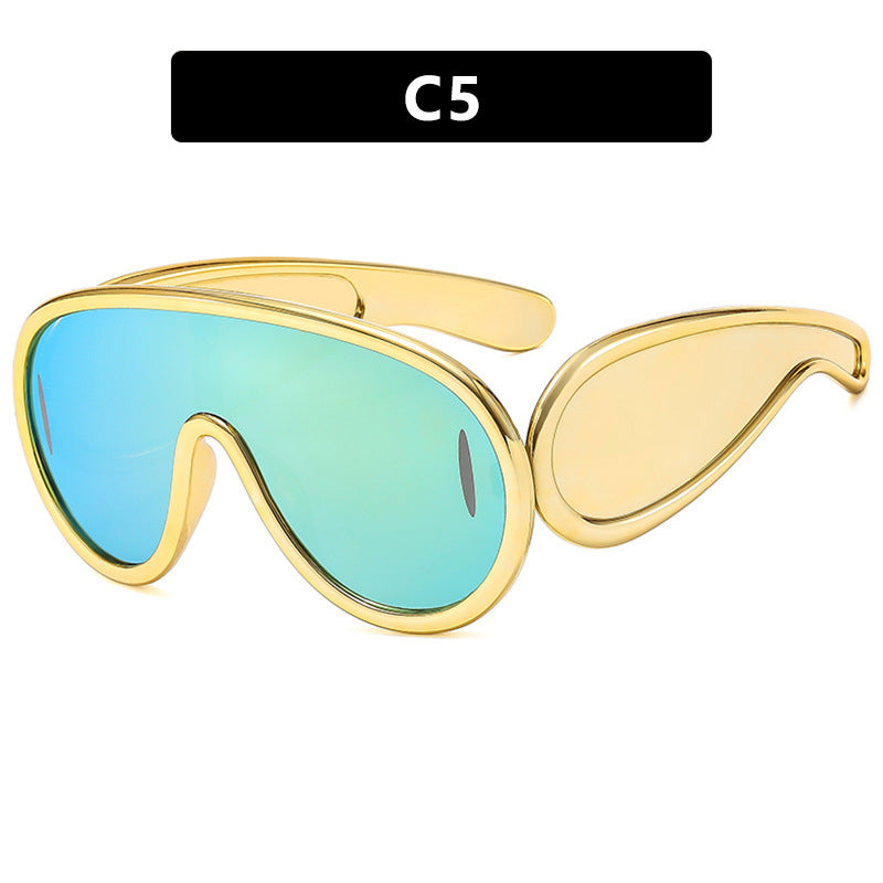 Damen modische Sonnenbrille mit abnehmbaren Gläsern Brehn