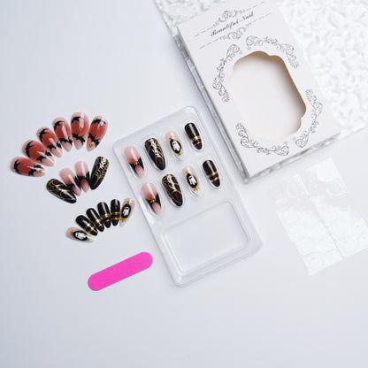 Halloween Kunstnagelset mit gruseligen Motiven Brehn
