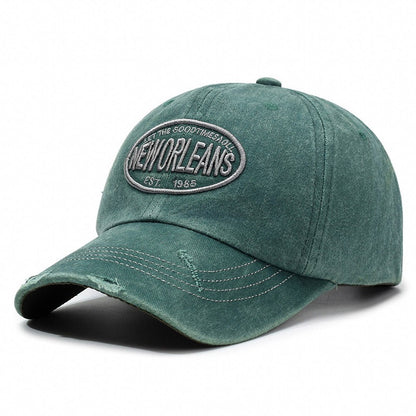 Damen Zerrissene Baumwoll-Baseballmütze Brehn 1784083760