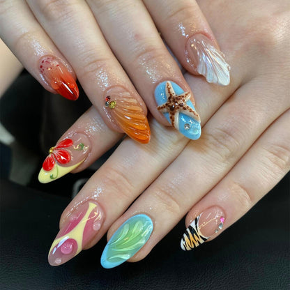 Künstlerisches Harz-Nagelkunstset Brehn
