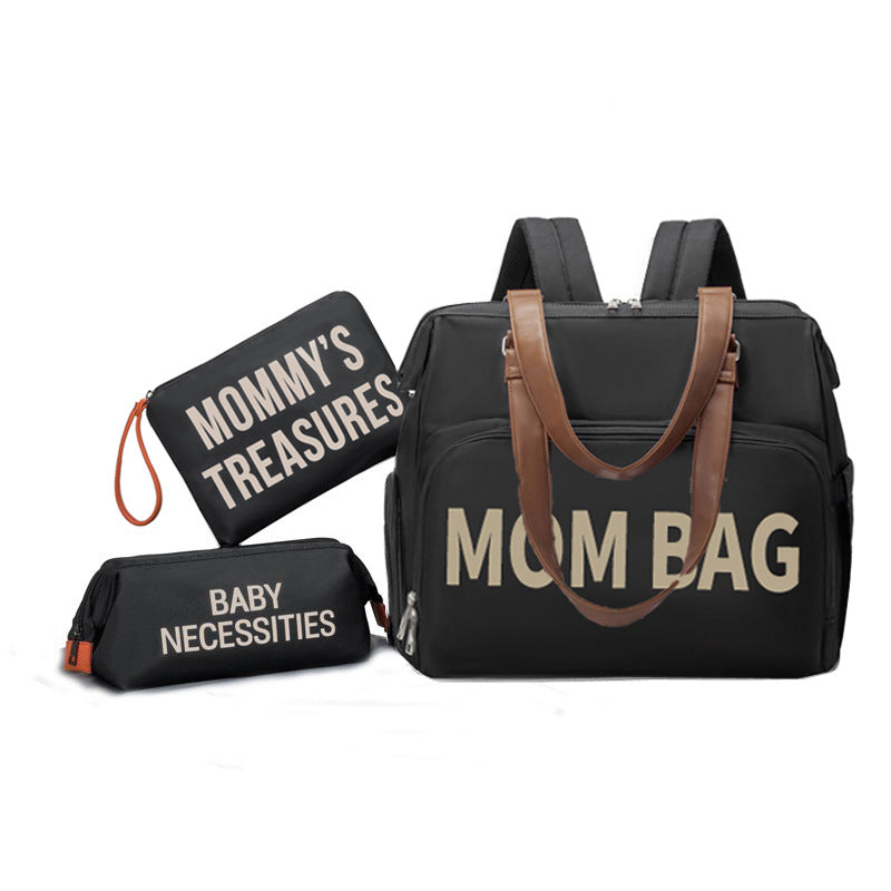 Multifunktionales Wickelrucksack-Set Brehn
