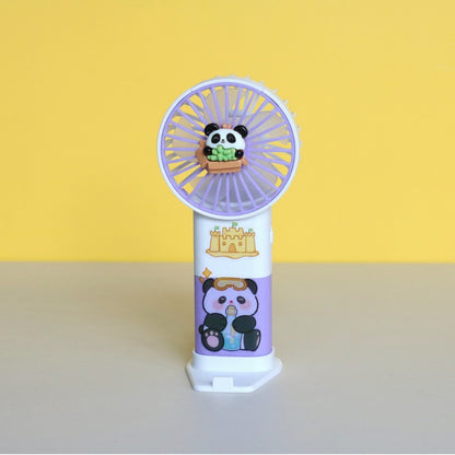 Unisex Tragbarer Handventilator im niedlichen Panda-Design Brehn