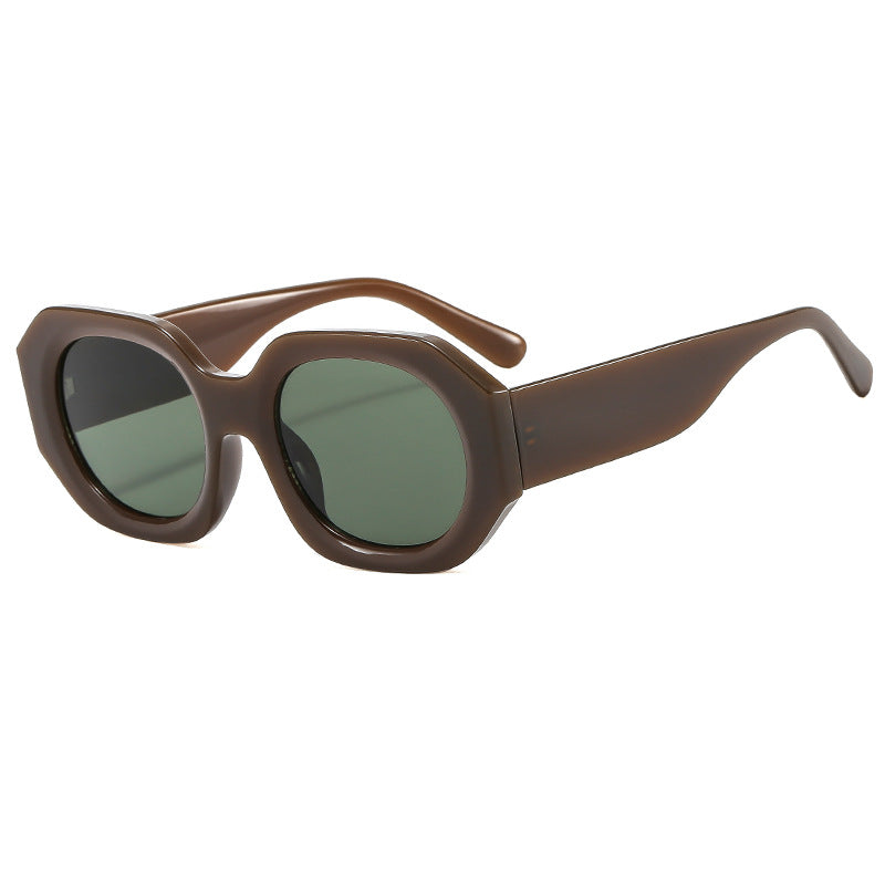 Damen modische Sonnenbrille im eleganten, achteckigen Design Brehn