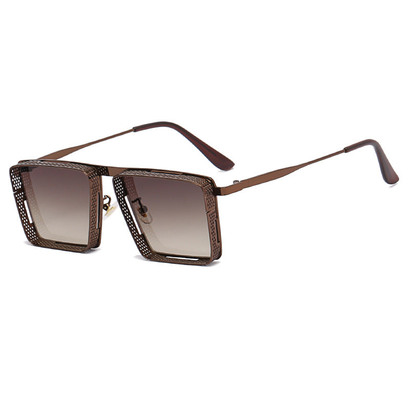 Damen Oversized Designer-Sonnenbrille mit einzigartigem Rahmendesign Brehn