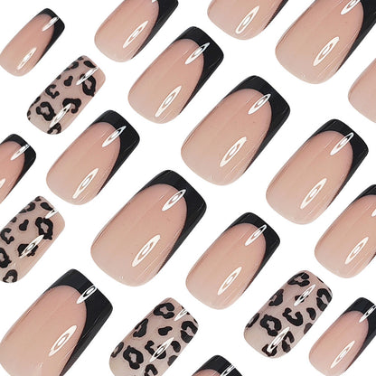 Elegante Stiletto Press-On Nagelset Brehn