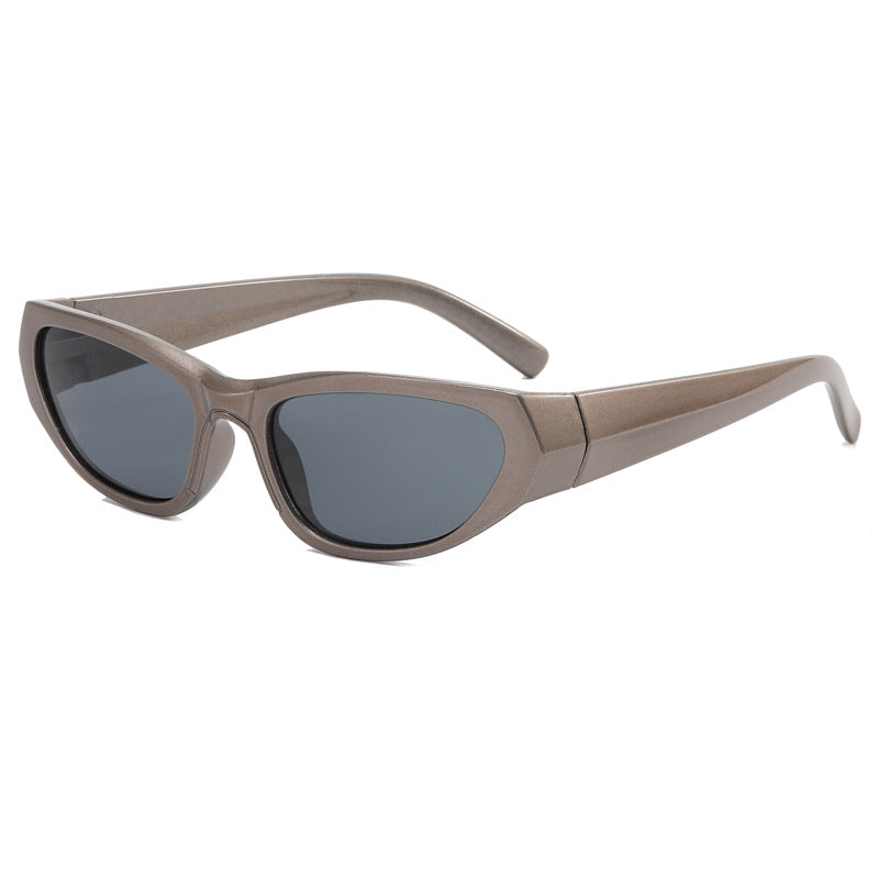 Damen modische Sonnenbrille mit verspiegelten Gläsern Brehn