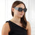 Damen Modische oversized Sonnenbrille im modernen Design Brehn