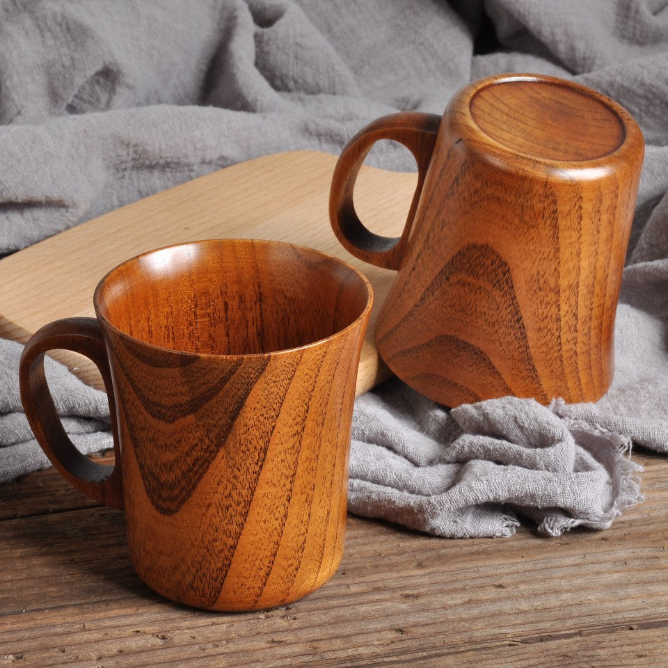 Holzbecher mit Löffel Brehn