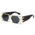 Geometrische Shield-Sonnenbrille mit hochwertigem Metallrahmen Brehn