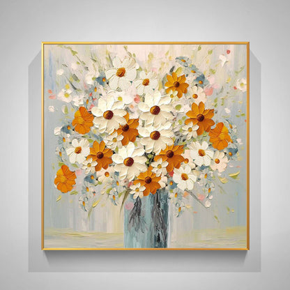 Florales Bouquet Leinwand-Kunstwerk für Innenräume