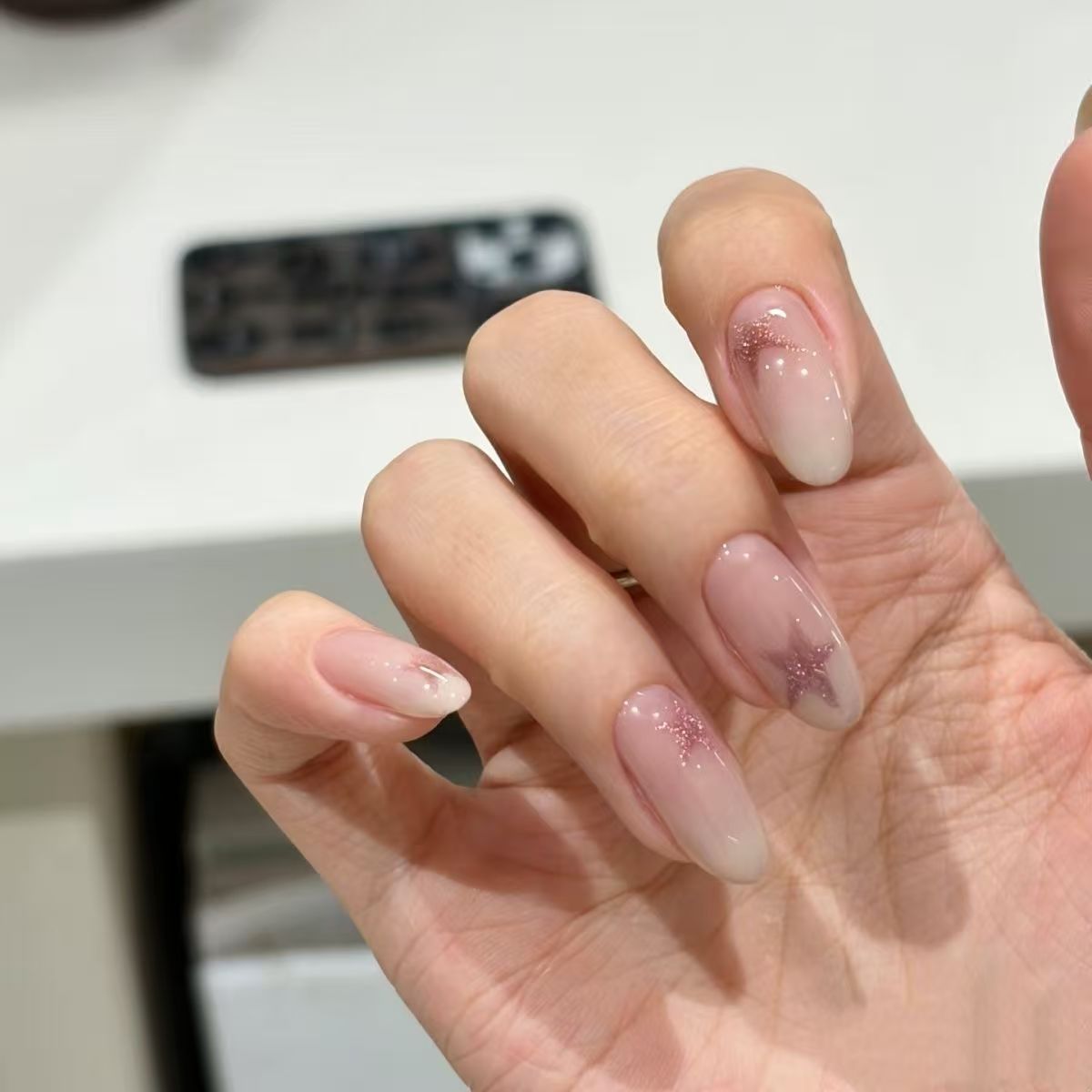 Elegante Ombre Drucknägel